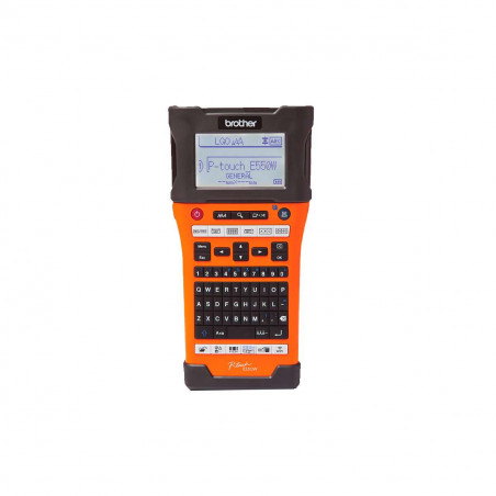 Rotuladora Brother PT-E550WVP de operación manual y PC