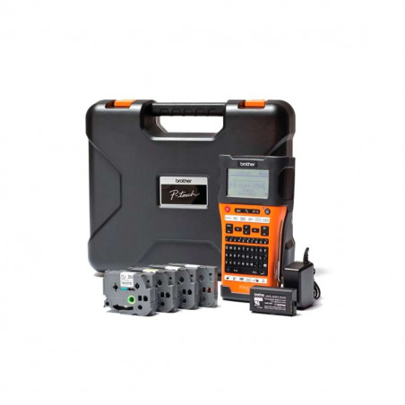 Rotuladora Brother PT-E550WVP de operación manual y PC