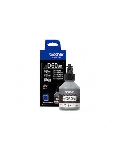 Botella de Tinta Brother BTD60BK Negro Original