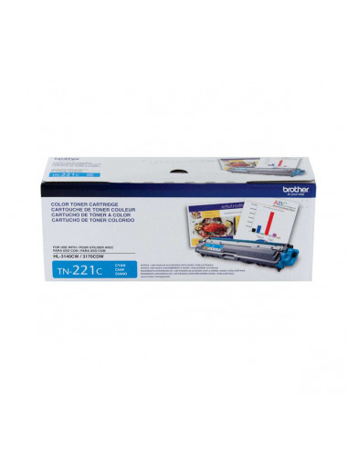 Cartucho Tóner Brother TN-221C Cian Original