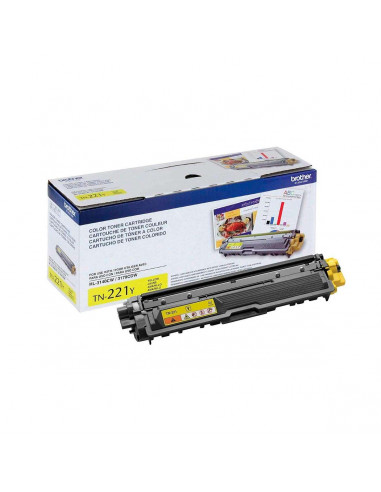 Cartucho Tóner Brother TN-221Y Amarillo Original Cartucho Tóner Brother TN-221Y Amarillo Original
