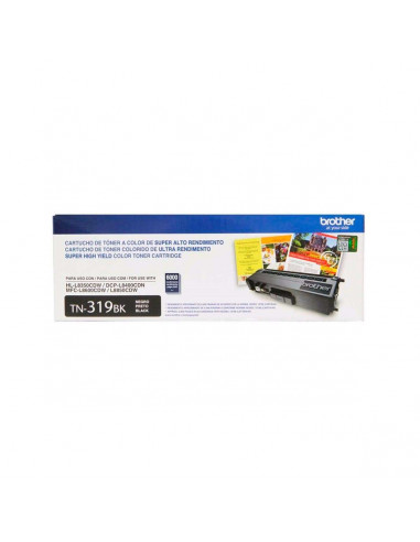 Cartucho Tóner Brother TN-319BK Negro Original