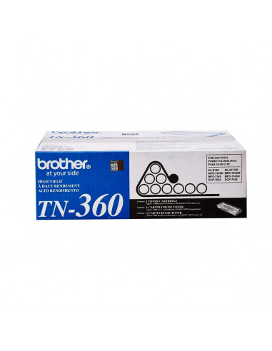 Cartucho Tóner Brother TN-360 Negro Original