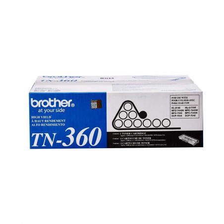 Cartucho Tóner Brother TN-360 Negro Original