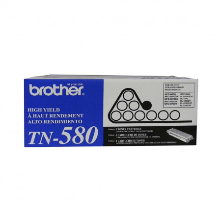 Cartucho Tóner Brother TN-580 Negro Original Cartucho Tóner Brother TN-580 Negro Original