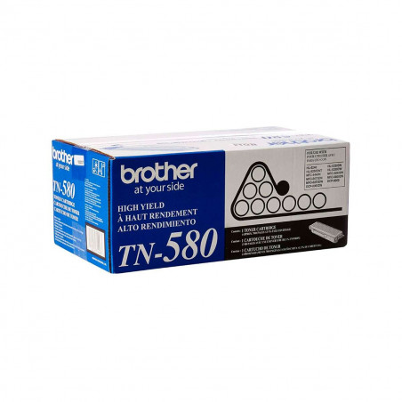 Cartucho Tóner Brother TN-580 Negro Original Cartucho Tóner Brother TN-580 Negro Original