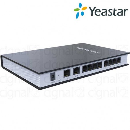 Gateway Yeastar TA800 - 8 FXS - 1 LAN - 1 WAN - 12V 1A