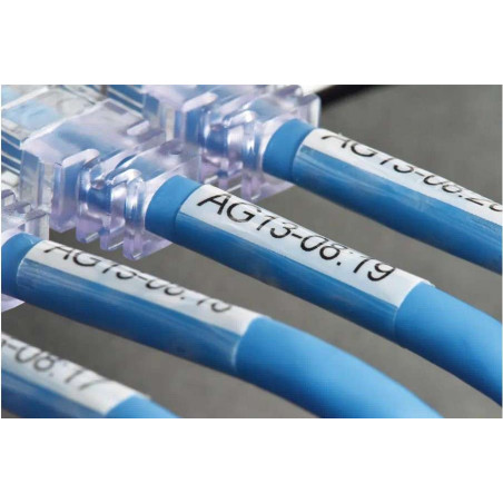 Cinta Brother TZe-SL251 Negro / Blanco 24mm de ancho x 8 m de largo - Autolaminada Cinta Brother TZe-SL251 Negro / Blanco 24mm de ancho x 8 m de largo - Autolaminada