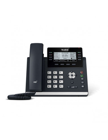 Teléfono Gigabit IP Yealink SIP-T43U de 12 líneas