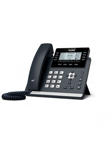 Teléfono Gigabit IP Yealink SIP-T43U de 12 líneas