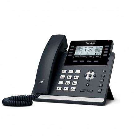Teléfono Gigabit IP Yealink SIP-T43U de 12 líneas