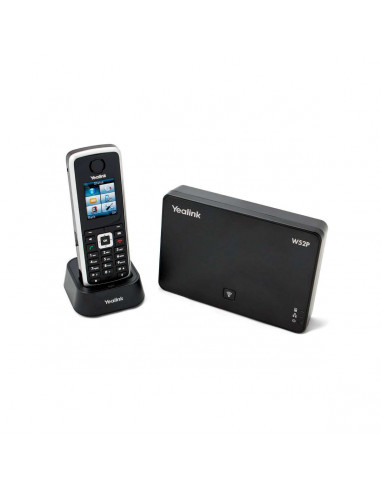 Teléfono Inalámbrico SIP Yealink W52P de 5 líneas