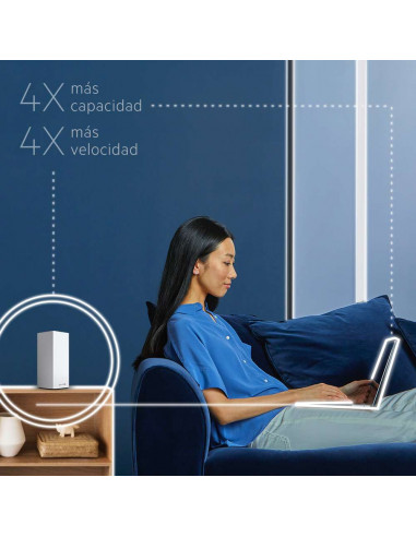 Router Wi-Fi 6 Mesh Linksys VELOP MX10600  MU-MIMO AX5300 - 2 Nodos
