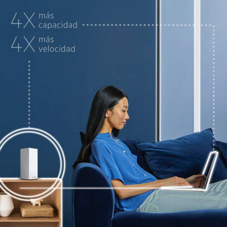 Router Wi-Fi 6 Mesh Linksys VELOP MX10600  MU-MIMO AX5300 - 2 Nodos